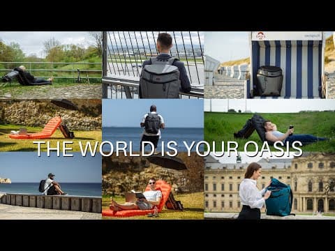 OasisGO: The Backpack That Doubles As A Lounger