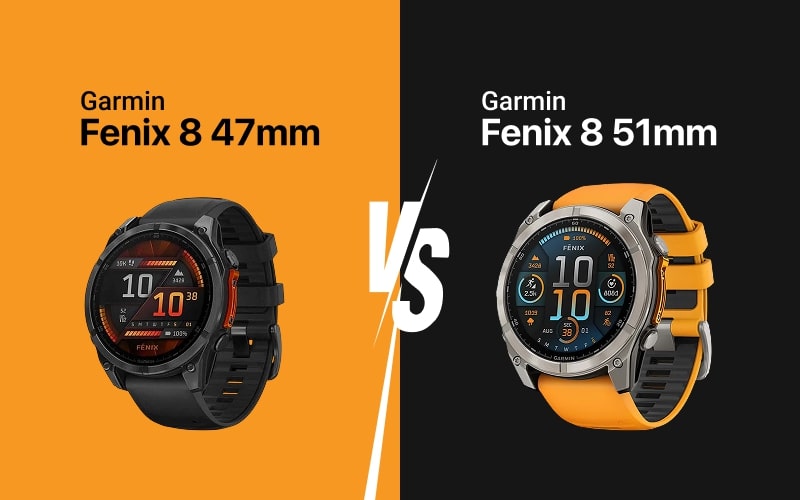 Garmin Fenix 8 47mm vs 51mm