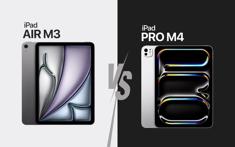 iPad Air M3 vs iPad Pro M4