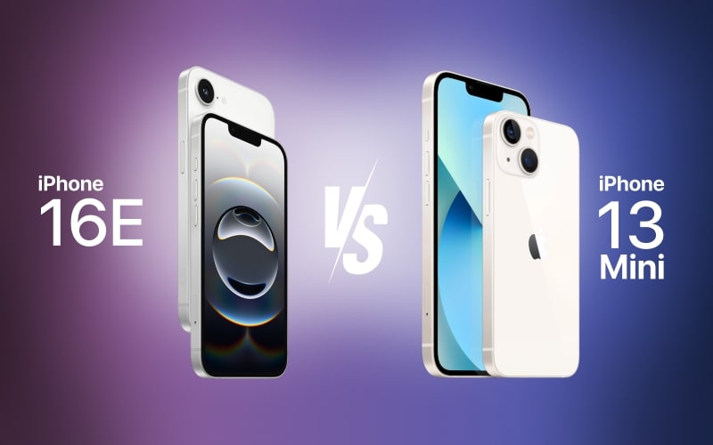 iPhone 16e vs iPhone 13 mini
